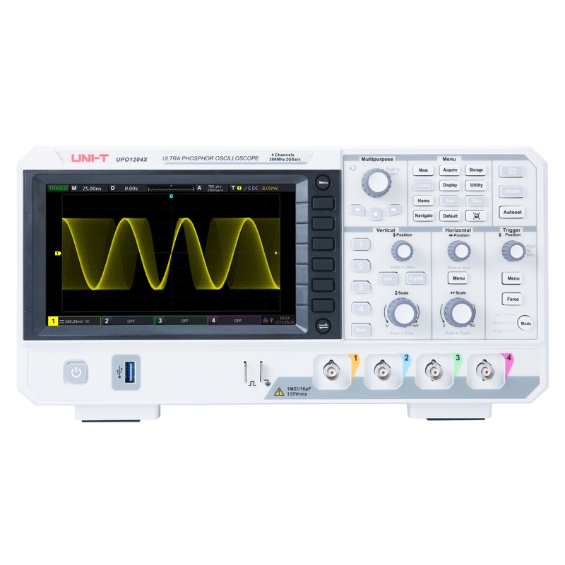 Oscyloskop cyfrowy UNI-T UPO11 – Digital Storage Oscilloscope 4 Channel 100Mhz recenzja i cena