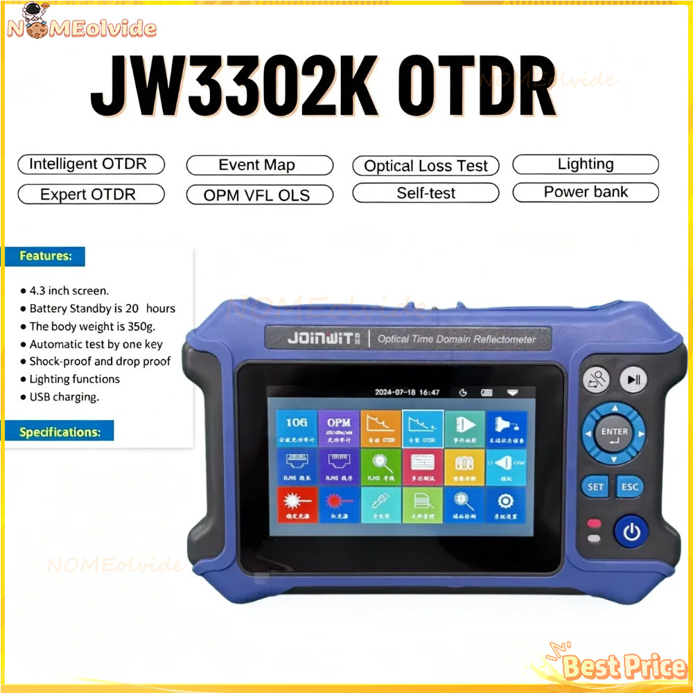 Joinwit JW3302K 28Db/26Db SM 1 – Optical Time Domain Reflectometer Otdr 1310 1550Nm recenzja i cena