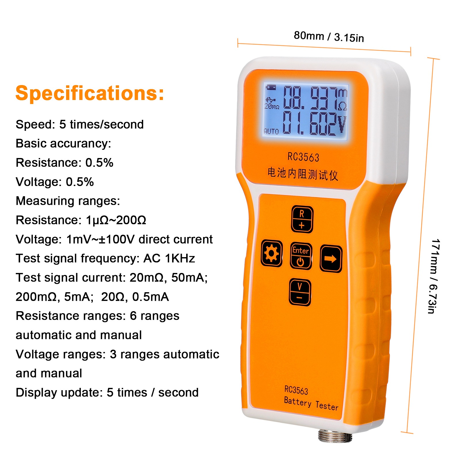 Tester rezystancji wewnętrznej – Battery Internal Resistance Tester Four Wire recenzja i cena