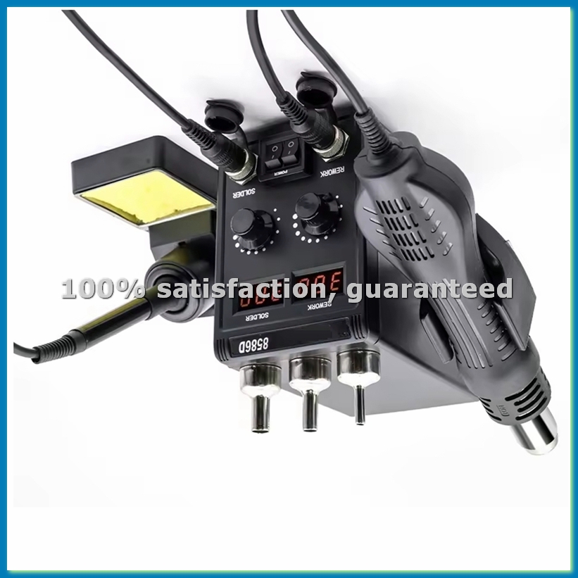 Stacja lutownicza 8586D 2w1 75 – Smd Rework Station Hot Air Soldering 2 In 1 recenzja i cena