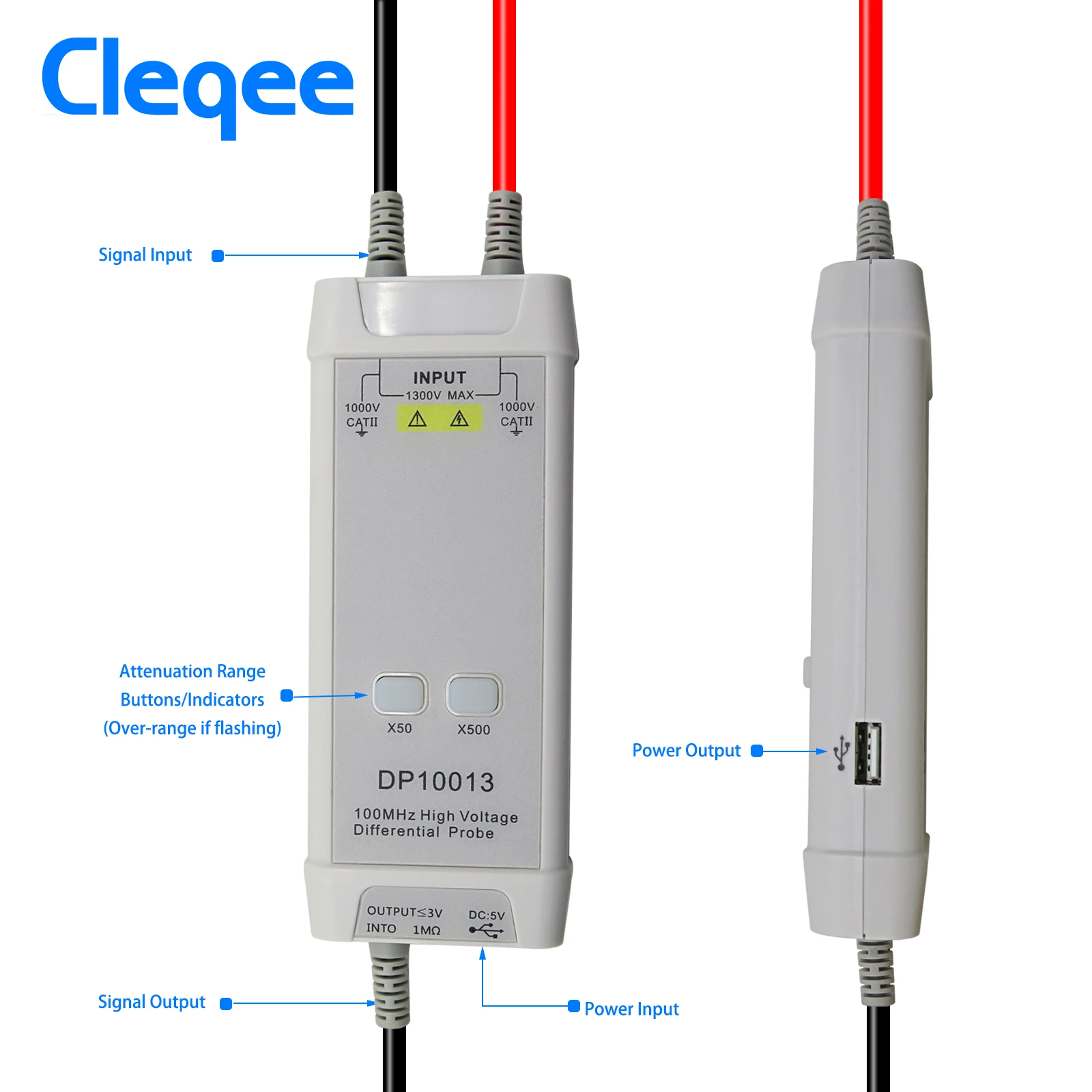 Oscyloskop wysokiego napięcia  – High Voltage Differential Probe 100Mhz 1300V recenzja i cena