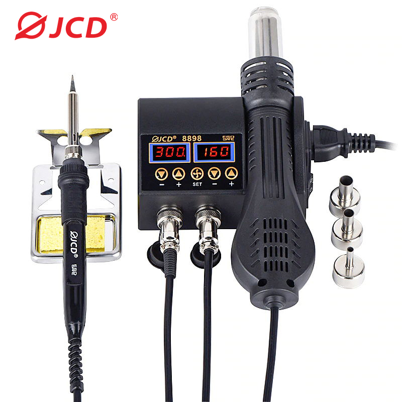 2 w 1 750W gorąca wiatrówka LC – Smd Rework Station Hot Air Soldering 2 In 1 recenzja i cena
