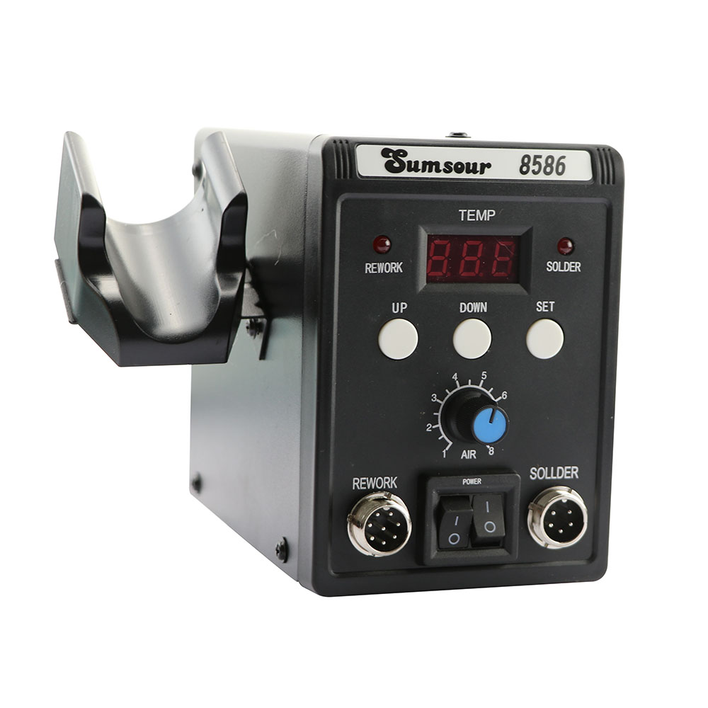 8586 700W 2 w 1 Cyfrowy wyświe – Smd Rework Station Hot Air Soldering 2 In 1 recenzja i cena