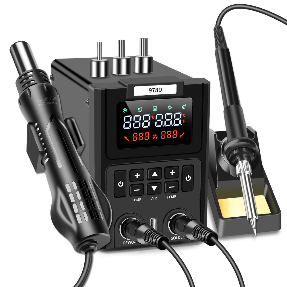 Pistolet na gorące powietrze z – Smd Rework Station Hot Air Soldering 2 In 1 recenzja i cena