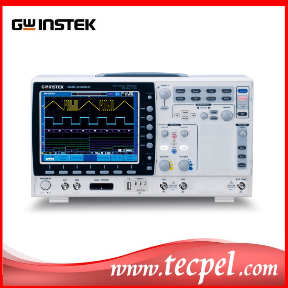 GWINSTEK GDS-2104A Kolorowy os – Digital Storage Oscilloscope 4 Channel 100Mhz recenzja i cena