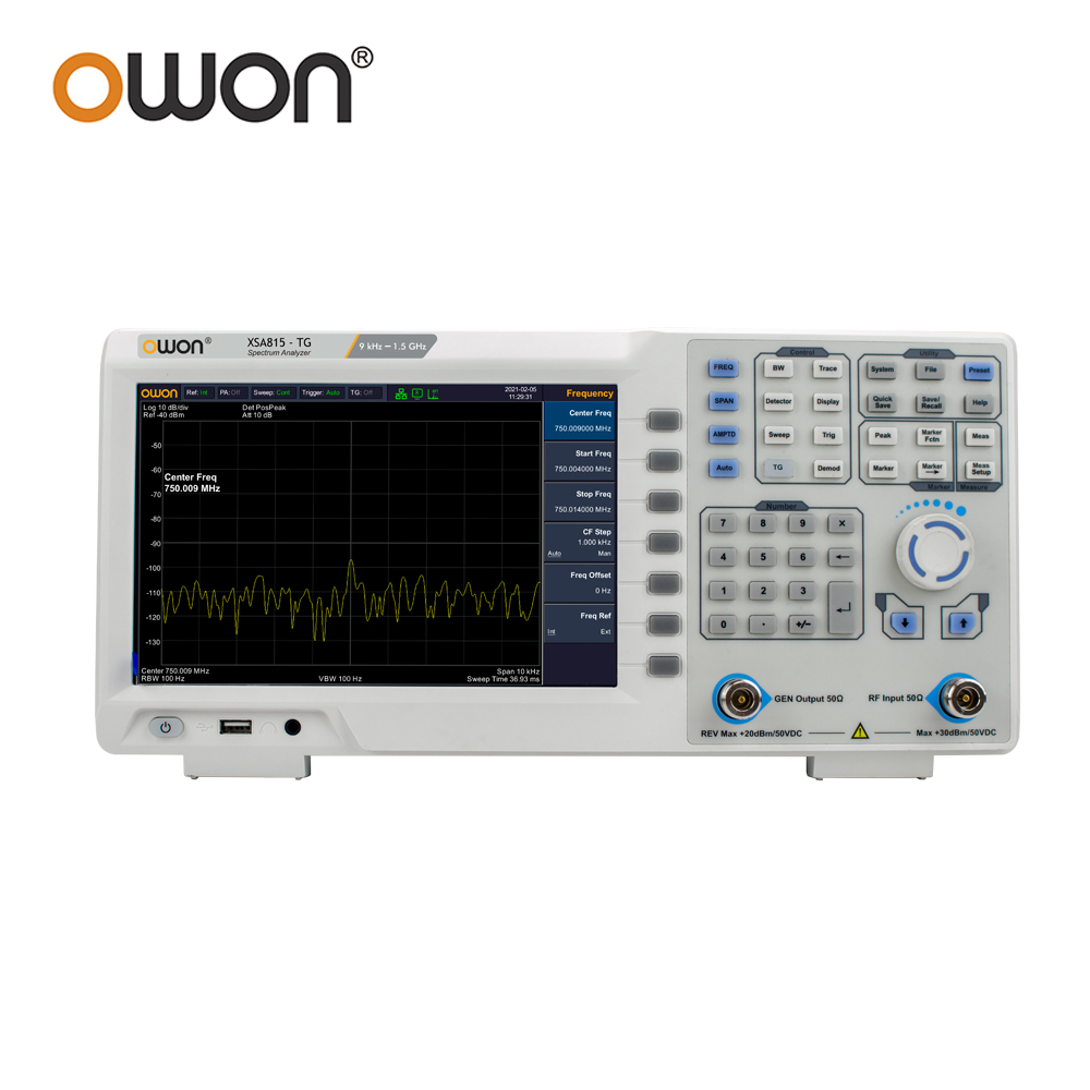 Analizator Widma Cyfrowego OWO – Spectrum Analyzer Tracking Generator 1.5Ghz recenzja i cena