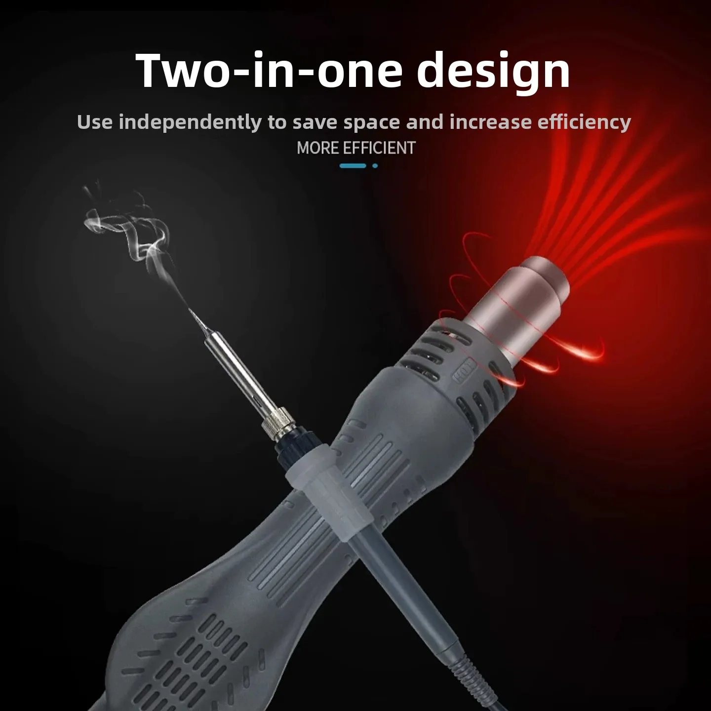 Stacja lutownicza 2-w-1 8878D  – Smd Rework Station Hot Air Soldering 2 In 1 recenzja i cena