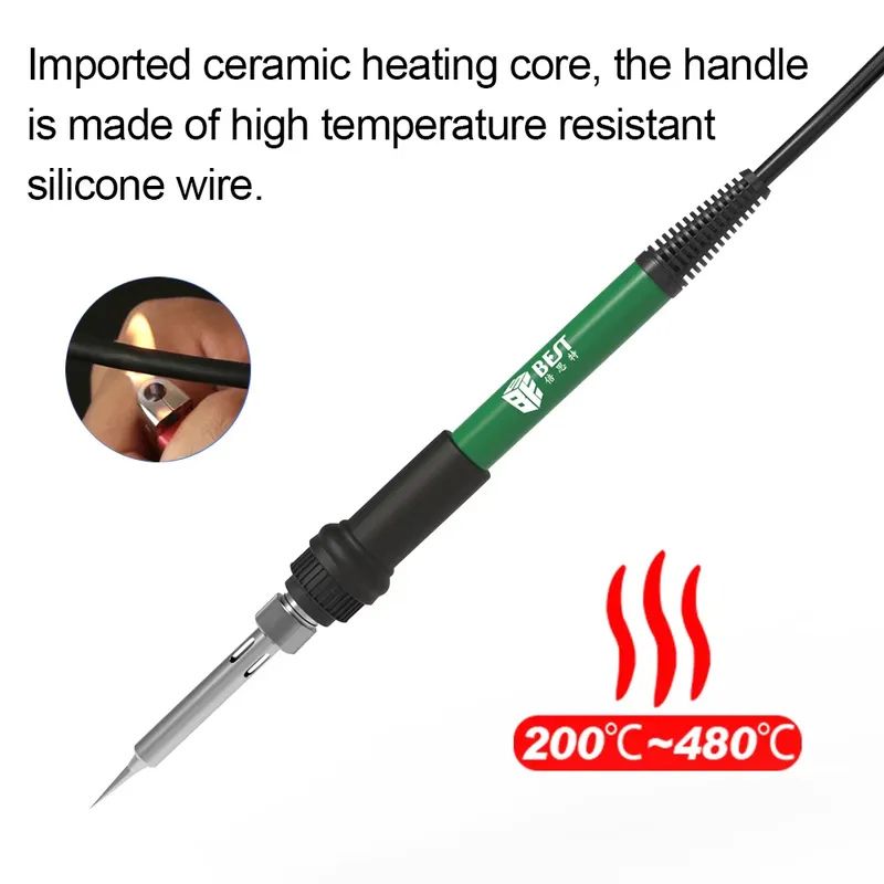 BST-898d+ Cyfrowa Stacja Lutow – Smd Rework Station Hot Air Soldering 2 In 1 recenzja i cena
